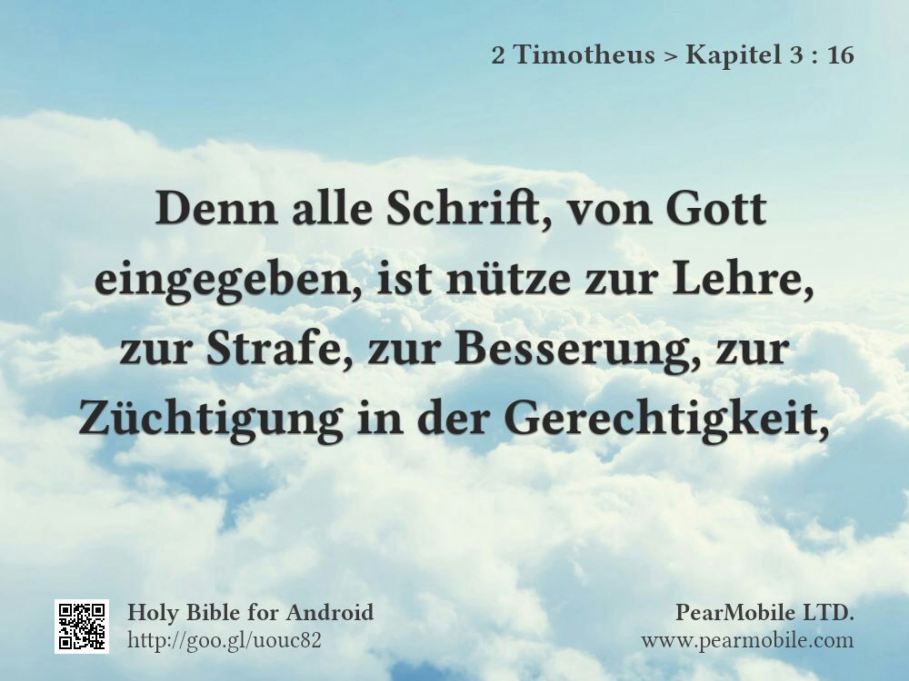 2 Timotheus, Kapitel 3:16
